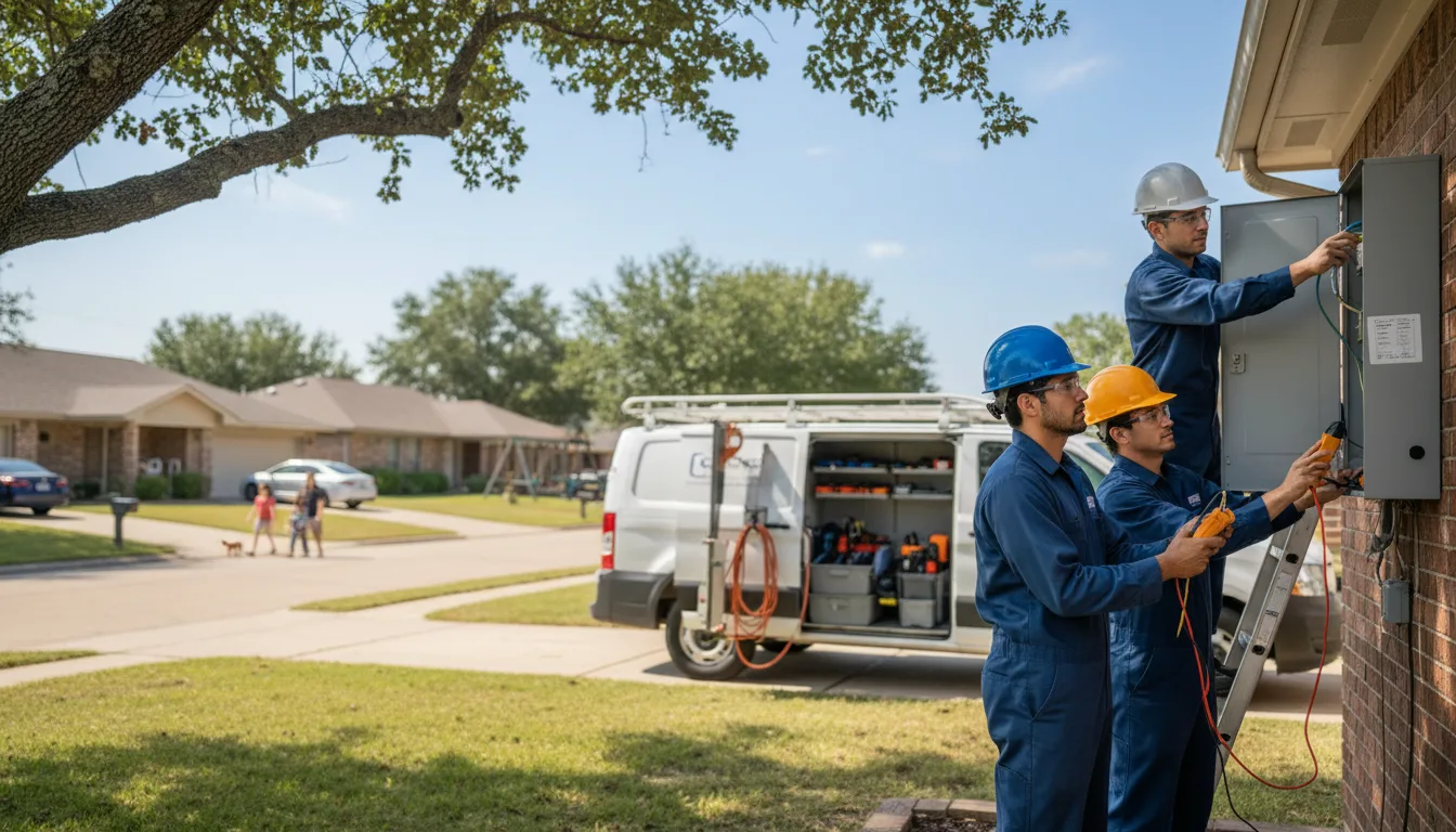 Certified electrician providing emergency electrical services in Laotto, IN
